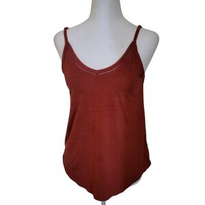 Shyanne Faux Suede Tank Rust sz XS
